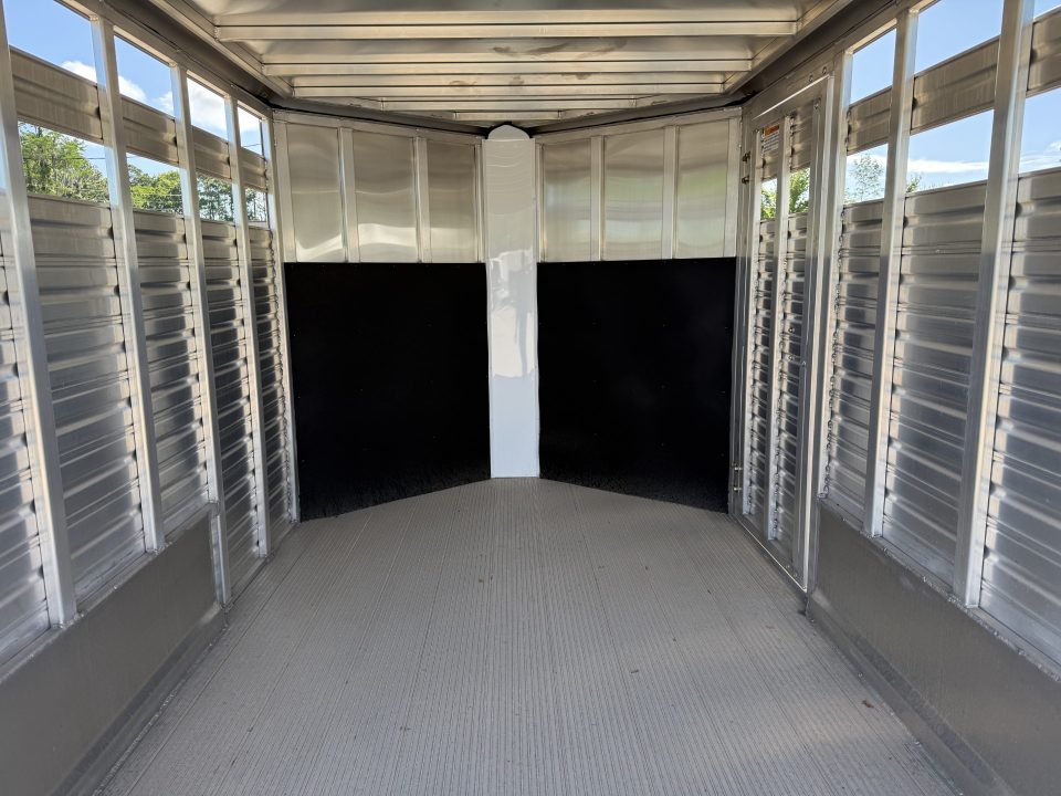 New LIV127 FRONTIER 7' X 12' ALUMINUM LIVESTOCK TRAILER
