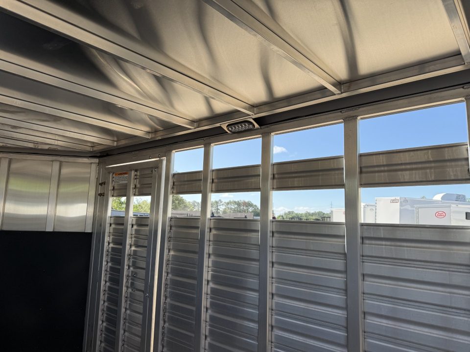 New LIV127 FRONTIER 7' X 12' ALUMINUM LIVESTOCK TRAILER