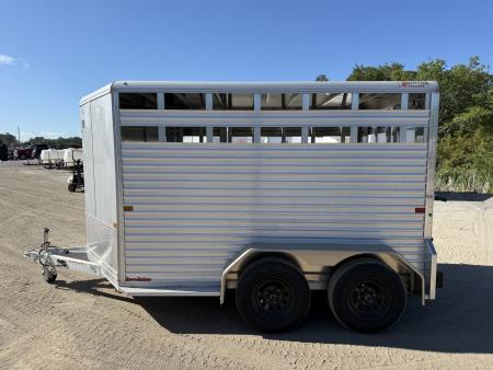 New LIV127 FRONTIER 7' X 12' ALUMINUM LIVESTOCK TRAILER
