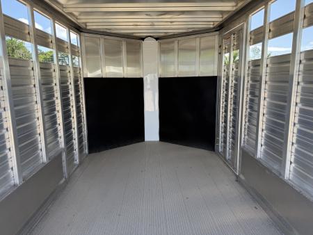 New LIV127 FRONTIER 7' X 12' ALUMINUM LIVESTOCK TRAILER