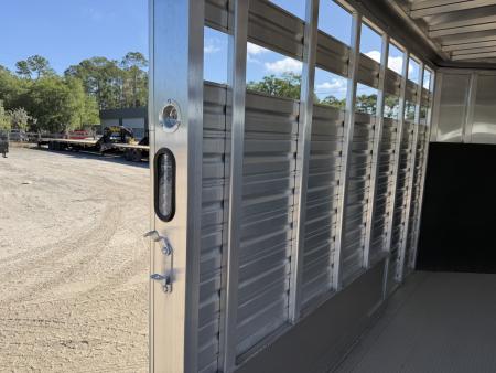 New LIV127 FRONTIER 7' X 12' ALUMINUM LIVESTOCK TRAILER
