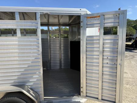 New LIV127 FRONTIER 7' X 12' ALUMINUM LIVESTOCK TRAILER