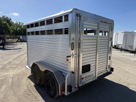 New LIV127 FRONTIER 7' X 12' ALUMINUM LIVESTOCK TRAILER