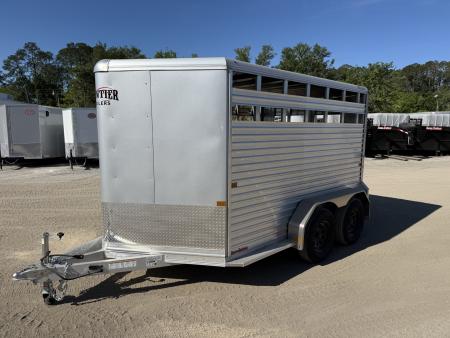New LIV127 FRONTIER 7' X 12' ALUMINUM LIVESTOCK TRAILER