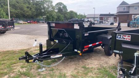 New 2026 Quality Steel and Aluminum 5x10 Dump Trailer