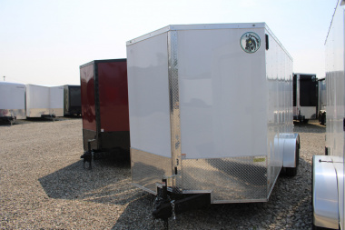 New 2026 Darkhorse Cargo 7X16 DD ENCLOSED TRAILER WITH DOUBLE DOORS 49595 Dump Trailer