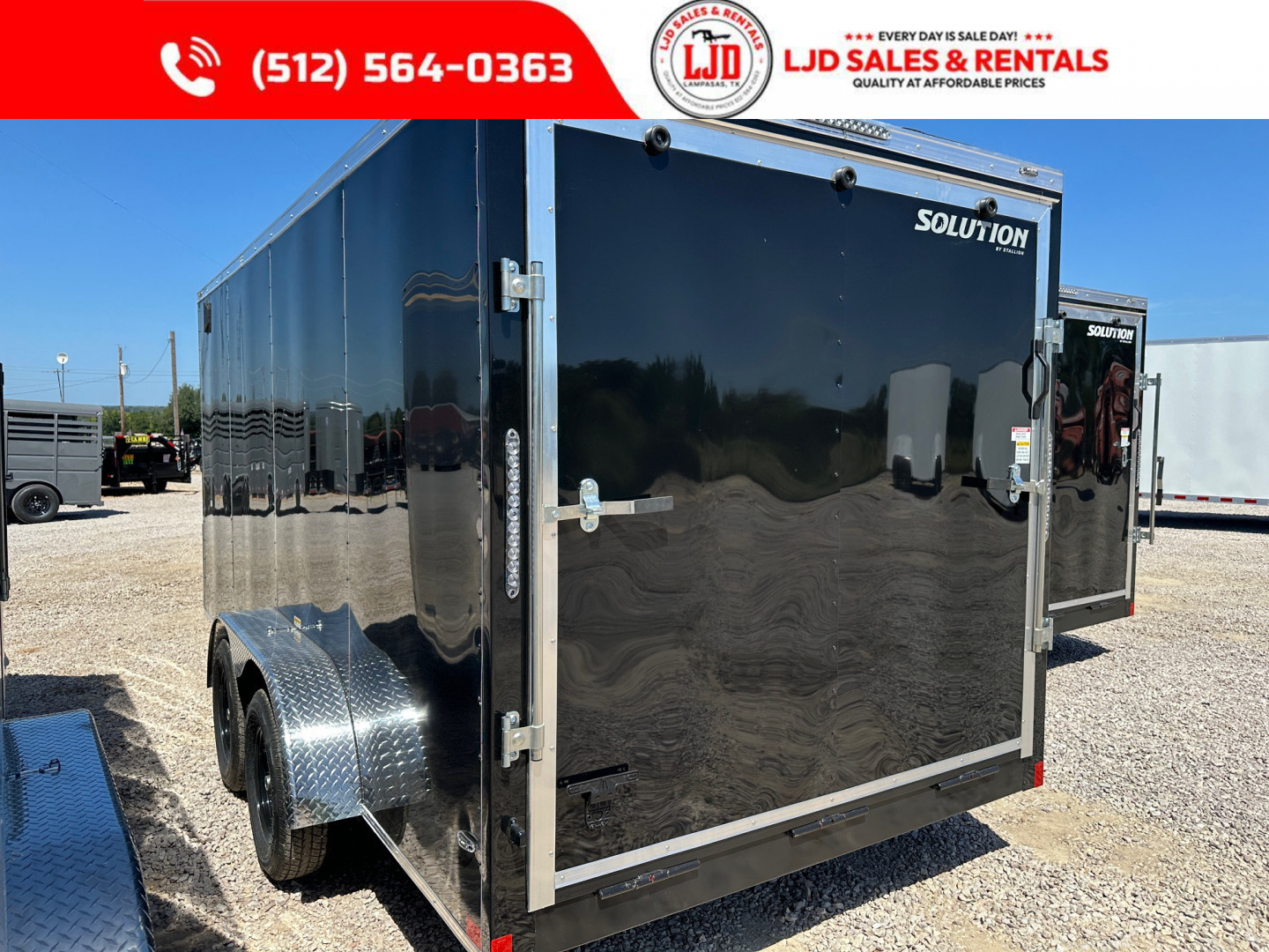 New 2025 Stallion - Enclosed /Cargo Trailer 7' x 16'