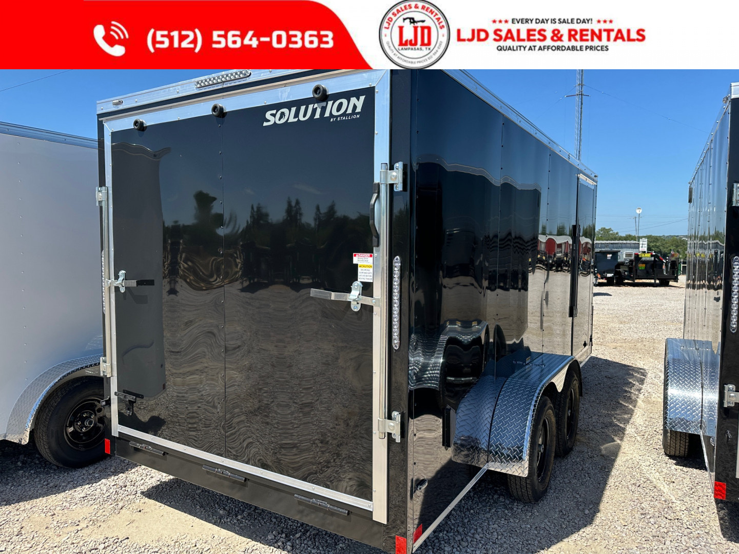 New 2025 Stallion - Enclosed /Cargo Trailer 7' x 16'