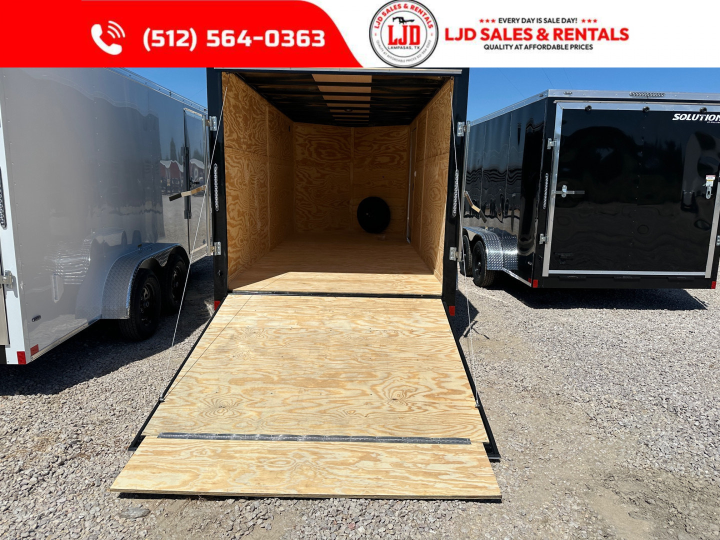 New 2025 Stallion - Enclosed /Cargo Trailer 7' x 16'