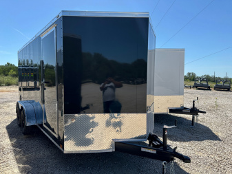 New 2025 Stallion 7'X6'6 X16' Cargo / Enclosed Trailer