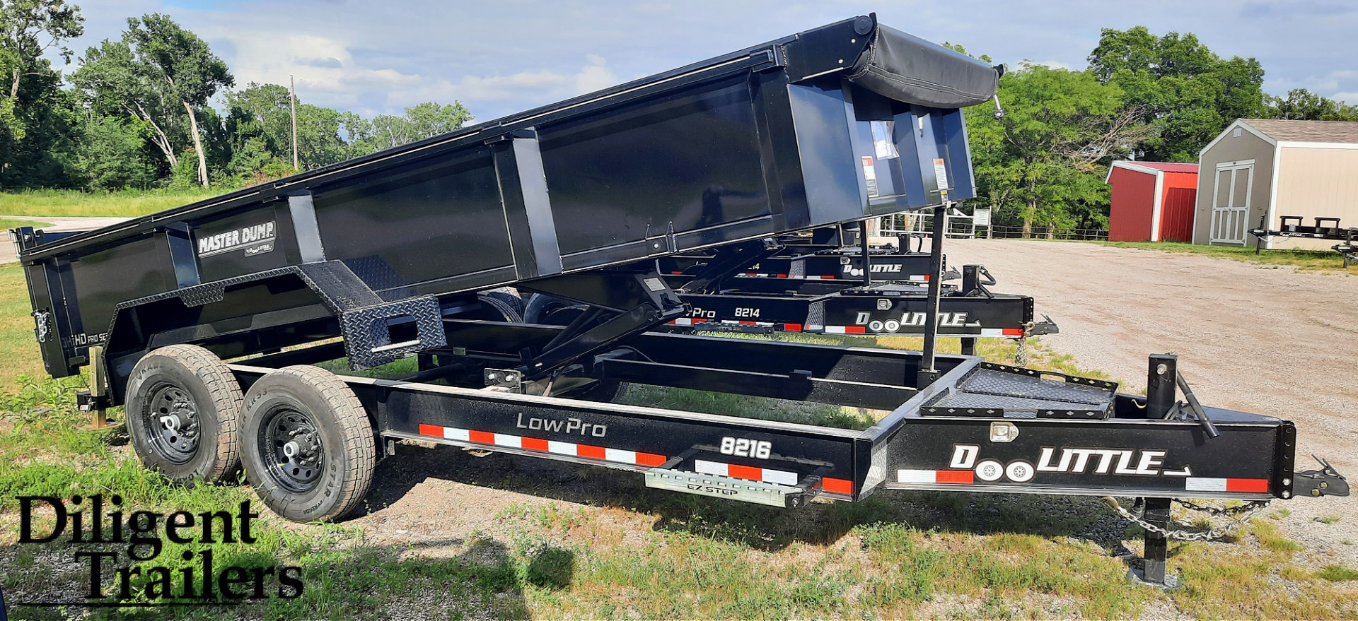 New 2026 Doolittle Trailers 82"x16' Dump Trailer