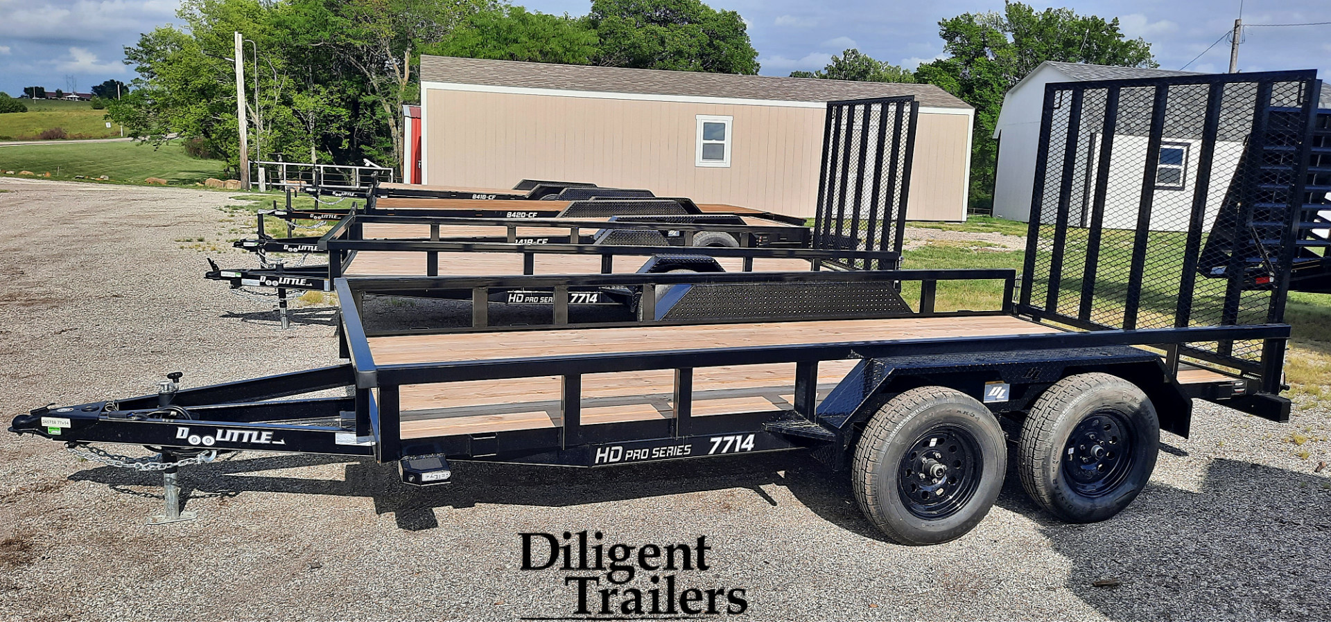 New 2026 Doolittle Trailers 77 x14' Utility Trailer