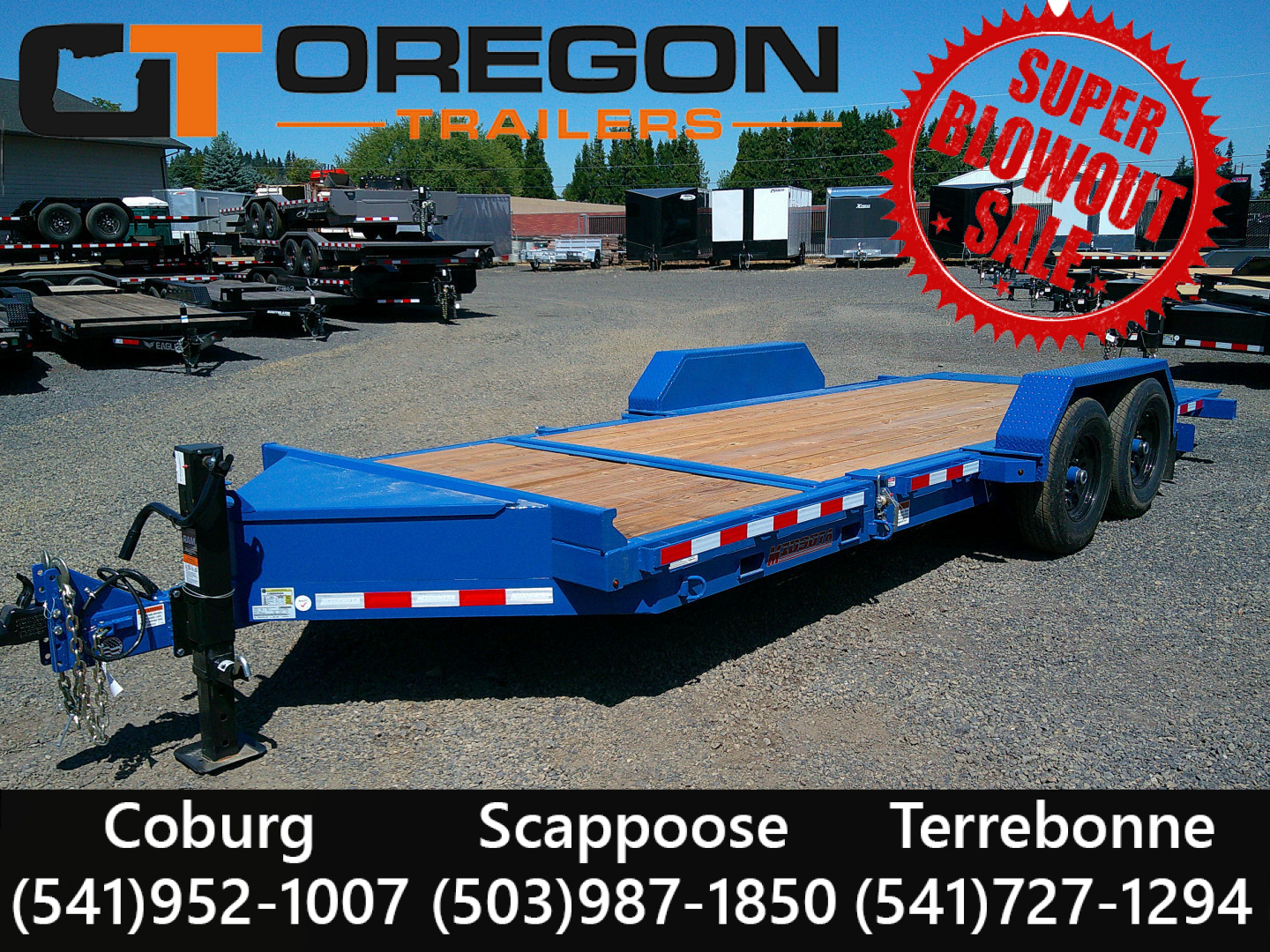 New 2025 Midsota 7x20 15.4K Tilt Equipment Trailer