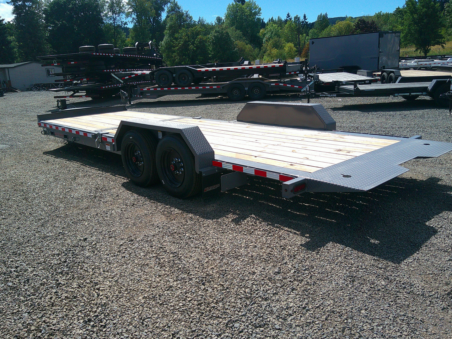 New 2025 Midsota 7x24 (16+8) 17.6K EQ Tilt Trailer