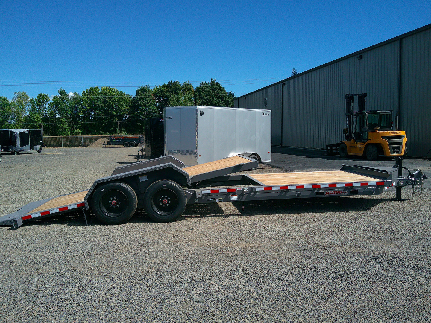 New 2025 Midsota 7x24 (16+8) 17.6K EQ Tilt Trailer