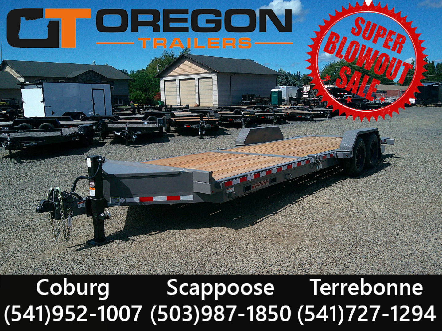New 2025 Midsota 7x24 (16+8) 17.6K EQ Tilt Trailer