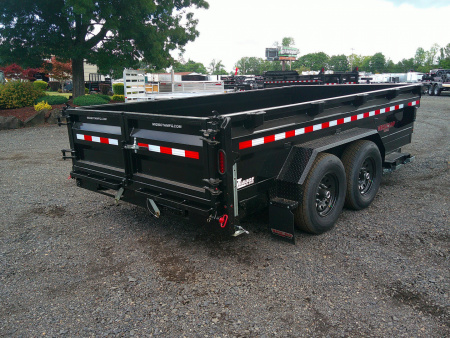 New 2025 Midsota 7x14 Tandem Axle 15.4K Scissor Dump Trailer