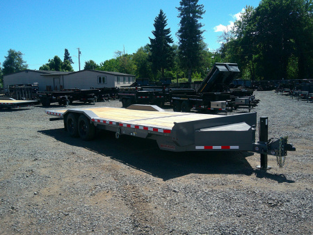 New 2025 Midsota 8.5x24 (18 + 6) 17.6K Equipment Trailer