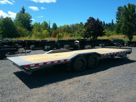 New 2025 Midsota 8.5x24 (18 + 6) 17.6K Equipment Trailer