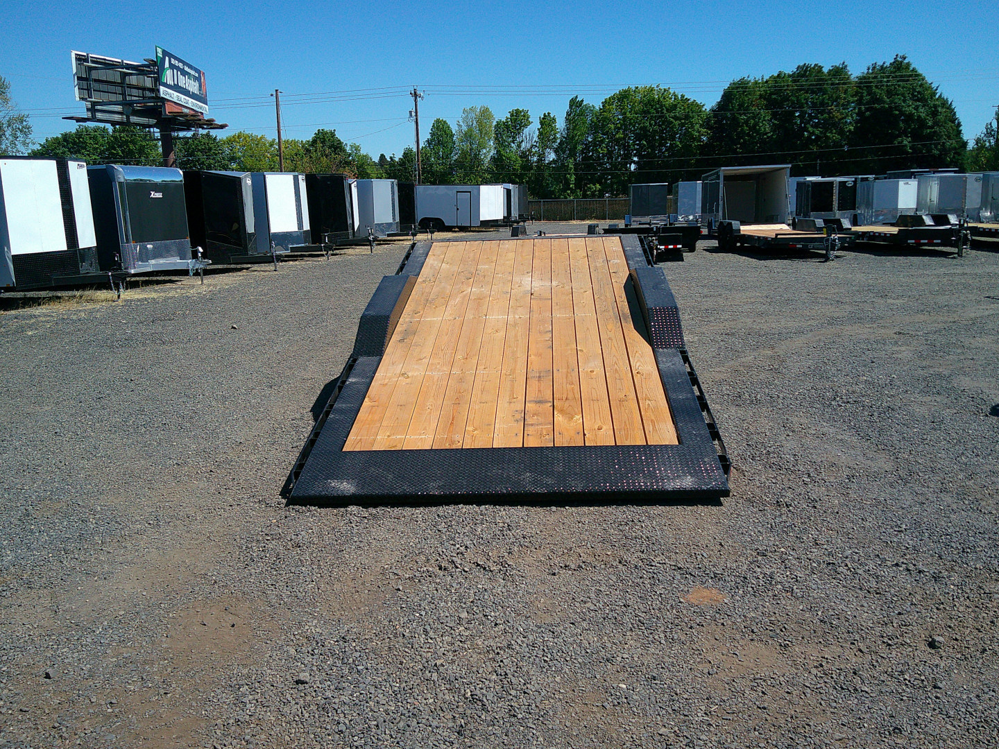 New 2025 Midsota 8.5x24 (18 + 6) 17.6K Equipment Trailer