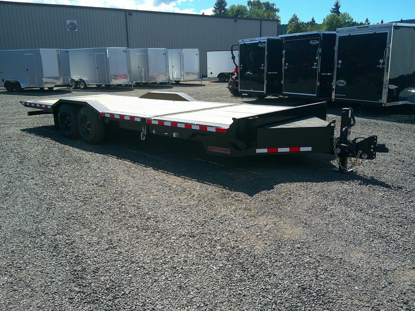 New 2025 Midsota 8.5x24 (18 + 6) 7.6K Equipment Trailer