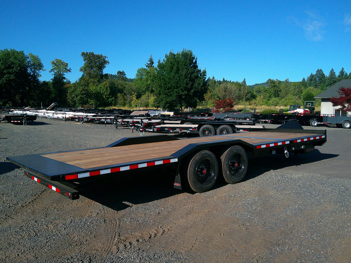 New 2025 Midsota 8.5x24 (18 + 6) 17.6K Equipment Trailer