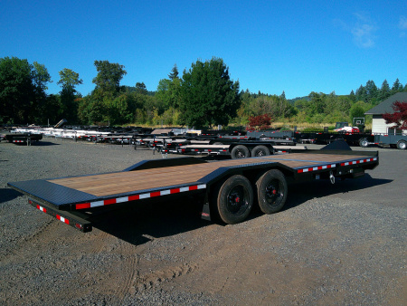New 2025 Midsota 8.5x24 (18 + 6) 17.6K Equipment Trailer