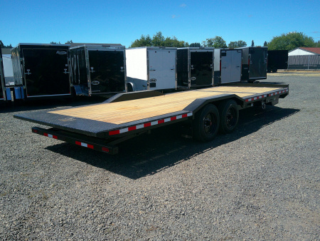 New 2025 Midsota 8.5x24 (18 + 6) Tandem Axle 17.6K Equipmen Tilt Trailer