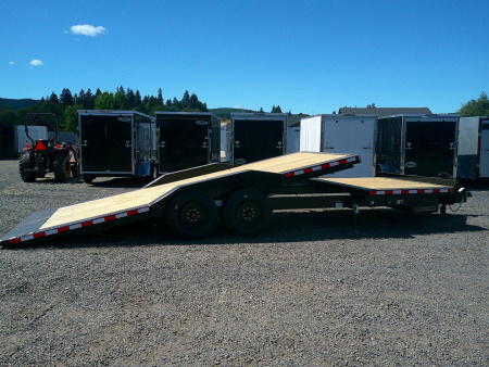 New 2025 Midsota 8.5x24 (18 + 6) Tandem Axle 17.6K Equipmen Tilt Trailer