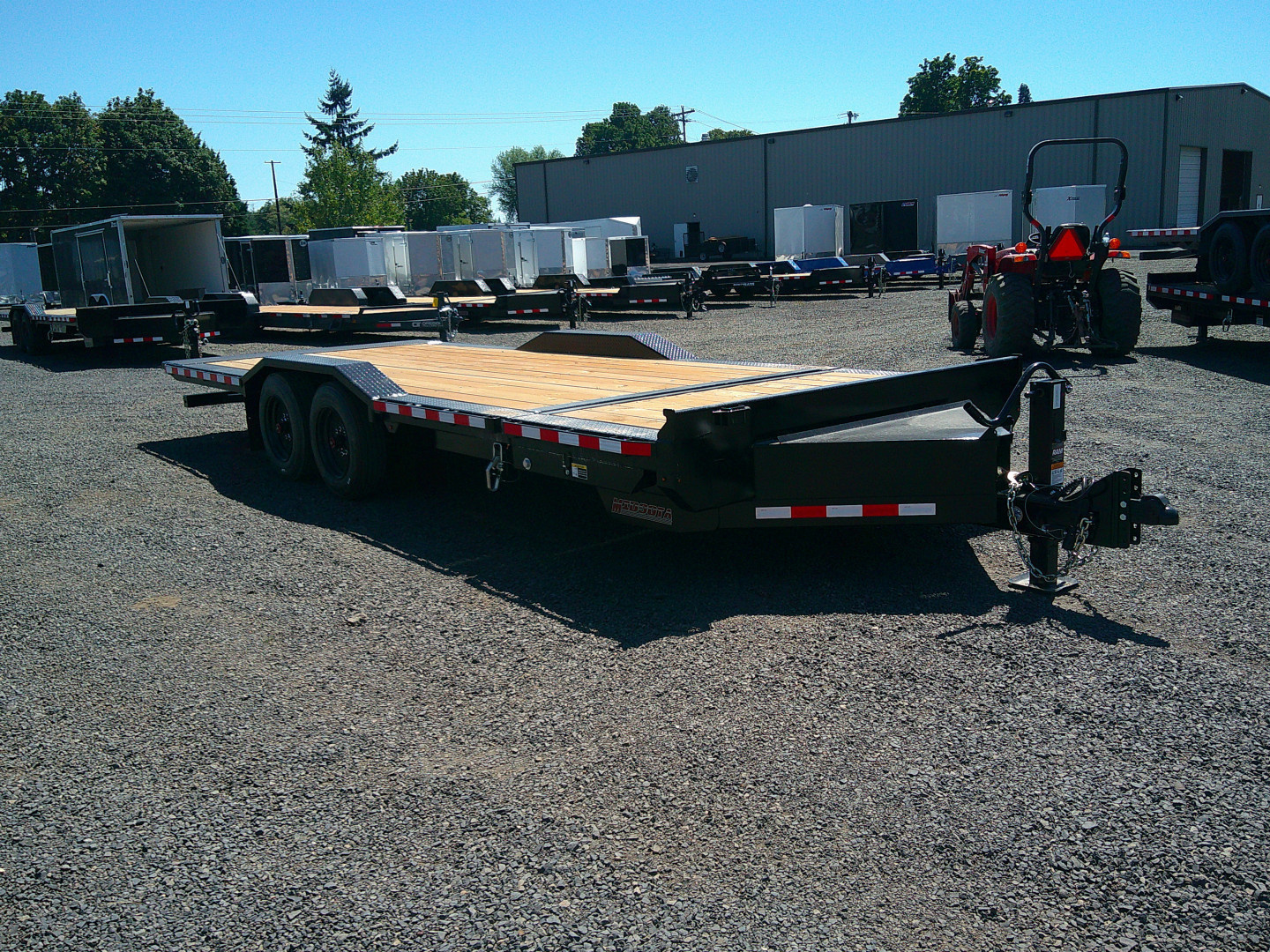 New 2025 Midsota 8.5x 22 (18+4) Equipment Trailer