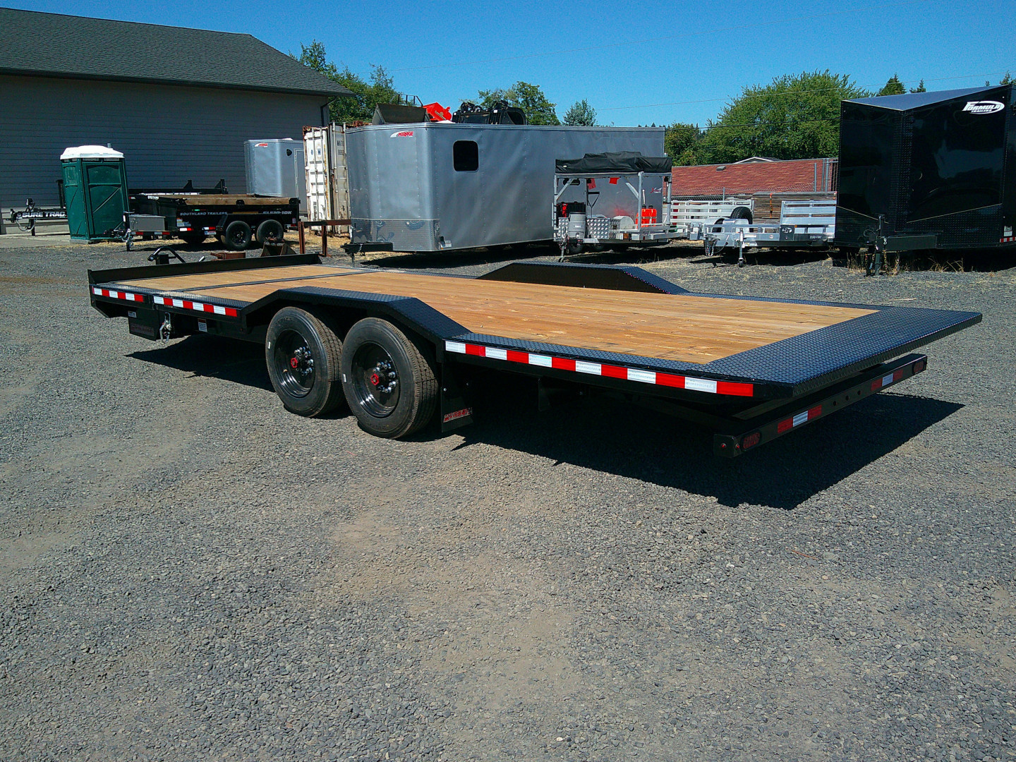 New 2025 Midsota 8.5x 22 (18+4) Equipment Trailer