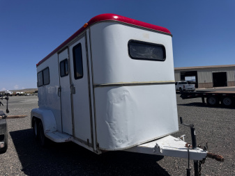 Used 1991 Circle J 2H Straight Load Horse Trailer
