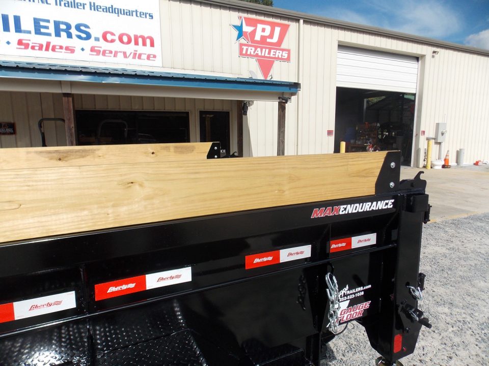 New 2025 Liberty LD14K83X14B8TSFT, 83" X 14' Telescopic Dump Trailer