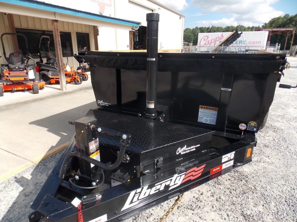 New 2025 Liberty LD14K83X14B8TSFT, 83" X 14' Telescopic Dump Trailer