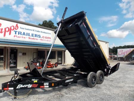 New 2025 Liberty LD14K83X14B8TSFT, 83" X 14' Telescopic Dump Trailer