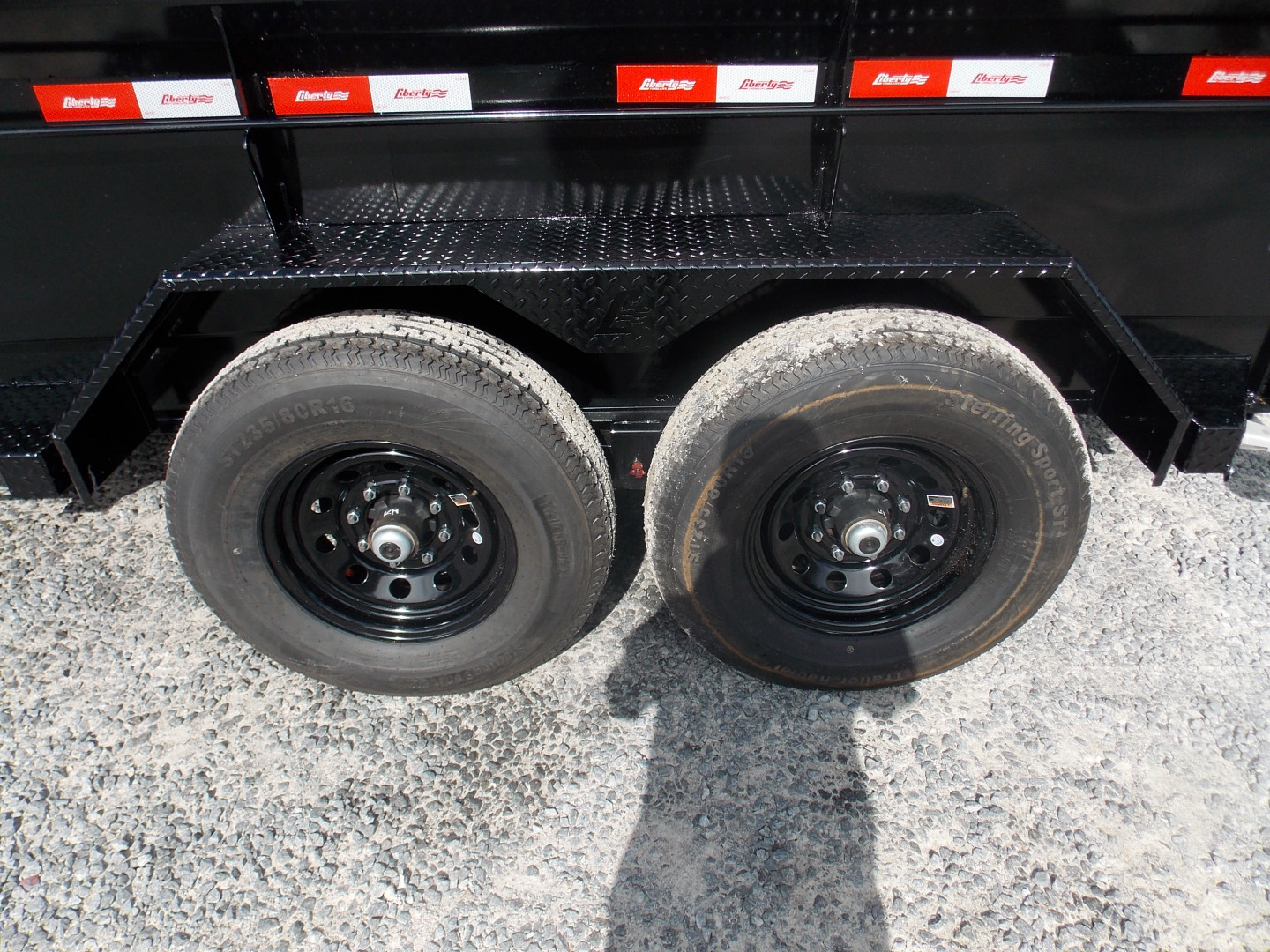 New 2025 Liberty LD14K83X14B8TSFT, 83" X 14' Telescopic Dump Trailer