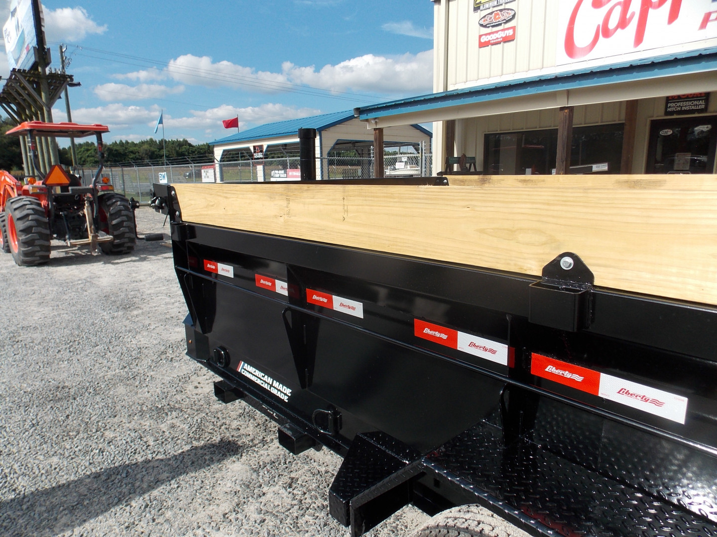 New 2025 Liberty LD14K83X14B8TSFT, 83" X 14' Telescopic Dump Trailer