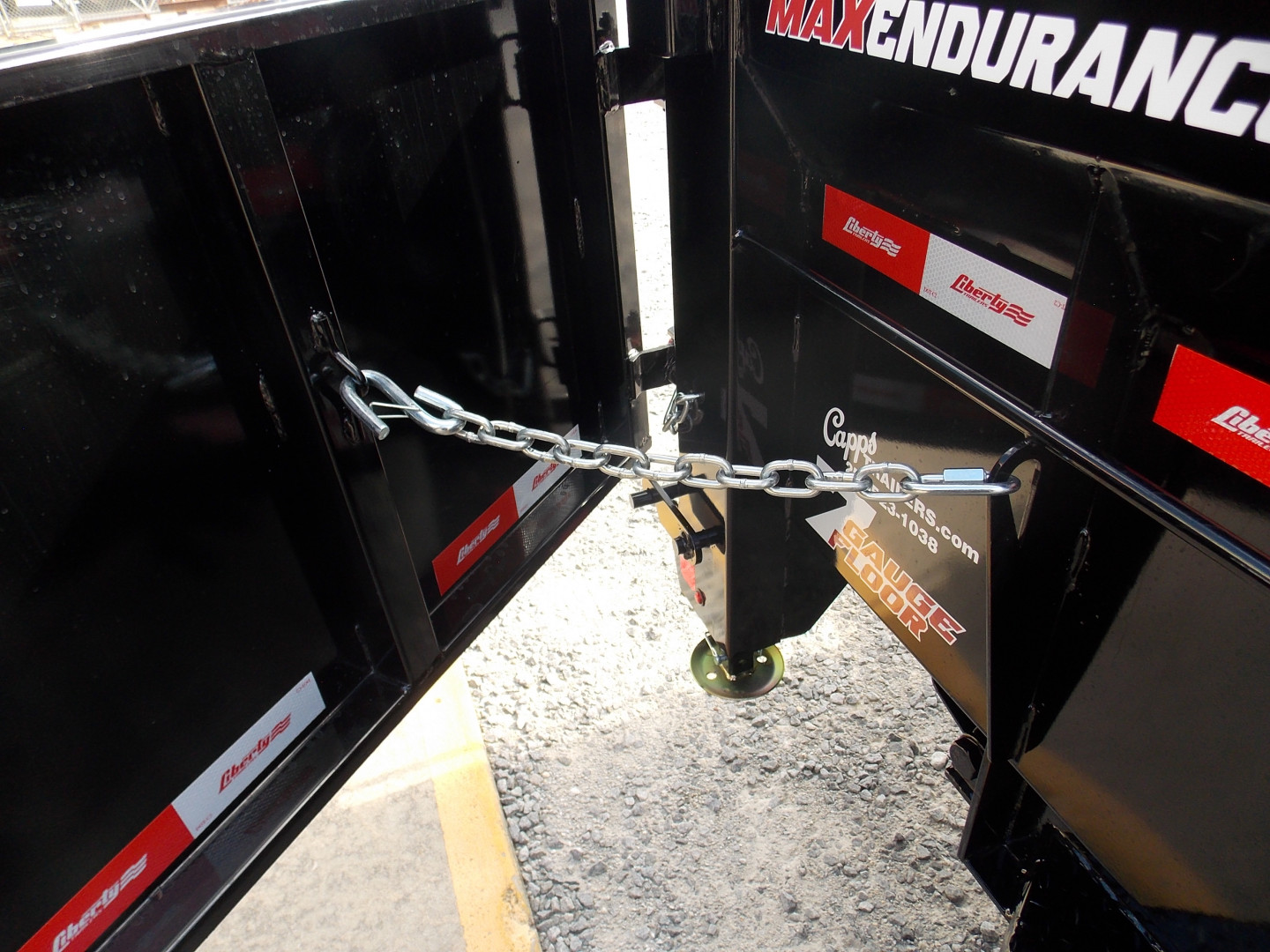 New 2025 Liberty LD14K83X14B8TSFT, 83" X 14' Telescopic Dump Trailer