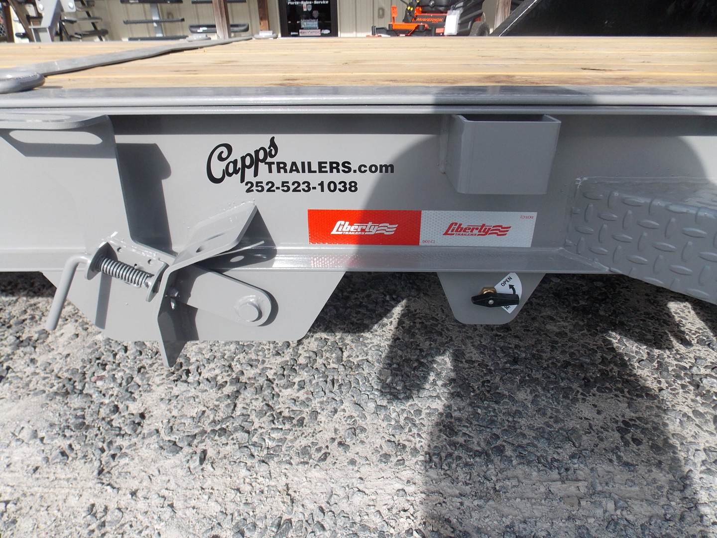 New 2026 Liberty LT16K83X22SPB8WF Grey B/O Tilt Trailer