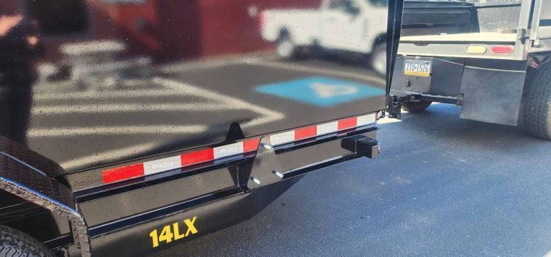 New 7 x 14 Big Tex Low Pro  14LX Scissor 4' High Side Dump Trailer 14k