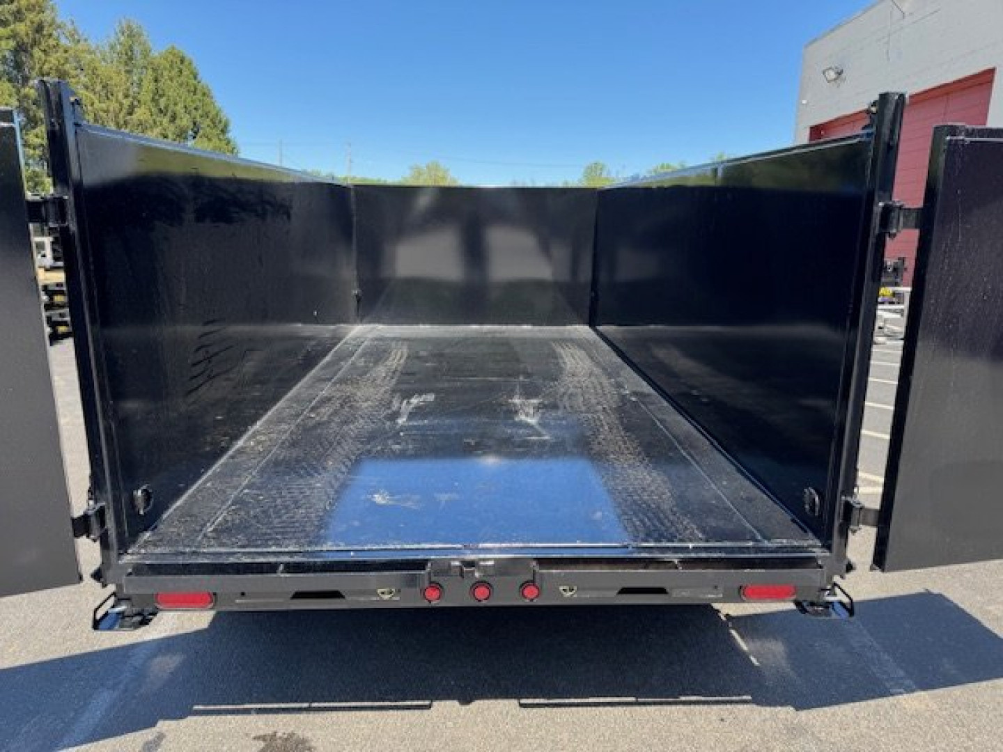 New 7 x 14 Big Tex Low Pro  14LX Scissor 4' High Side Dump Trailer 14k