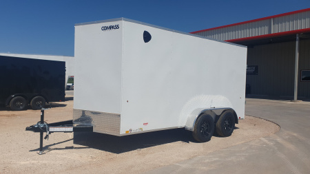 2026 Compass 7'x14' Enclosed Cargo Trailer - Indigo DLX