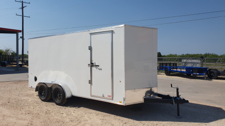 2026 Compass 7'x16' Enclosed Cargo Trailer - Indigo DLX