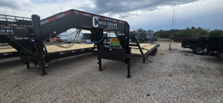 New 2025 Coffee Creek 102" X 30' Deckover Trailer