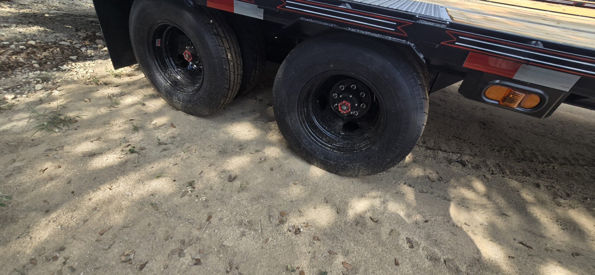 New 2025 Coffee Creek 102" X 25' Deckover Trailer - Mega Ramps