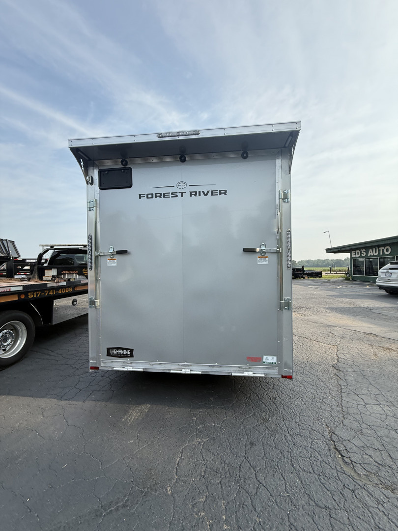 New 2026 Lightning Trailers 7X14 ALUMINUM 7K Cargo / Enclosed Trailer
