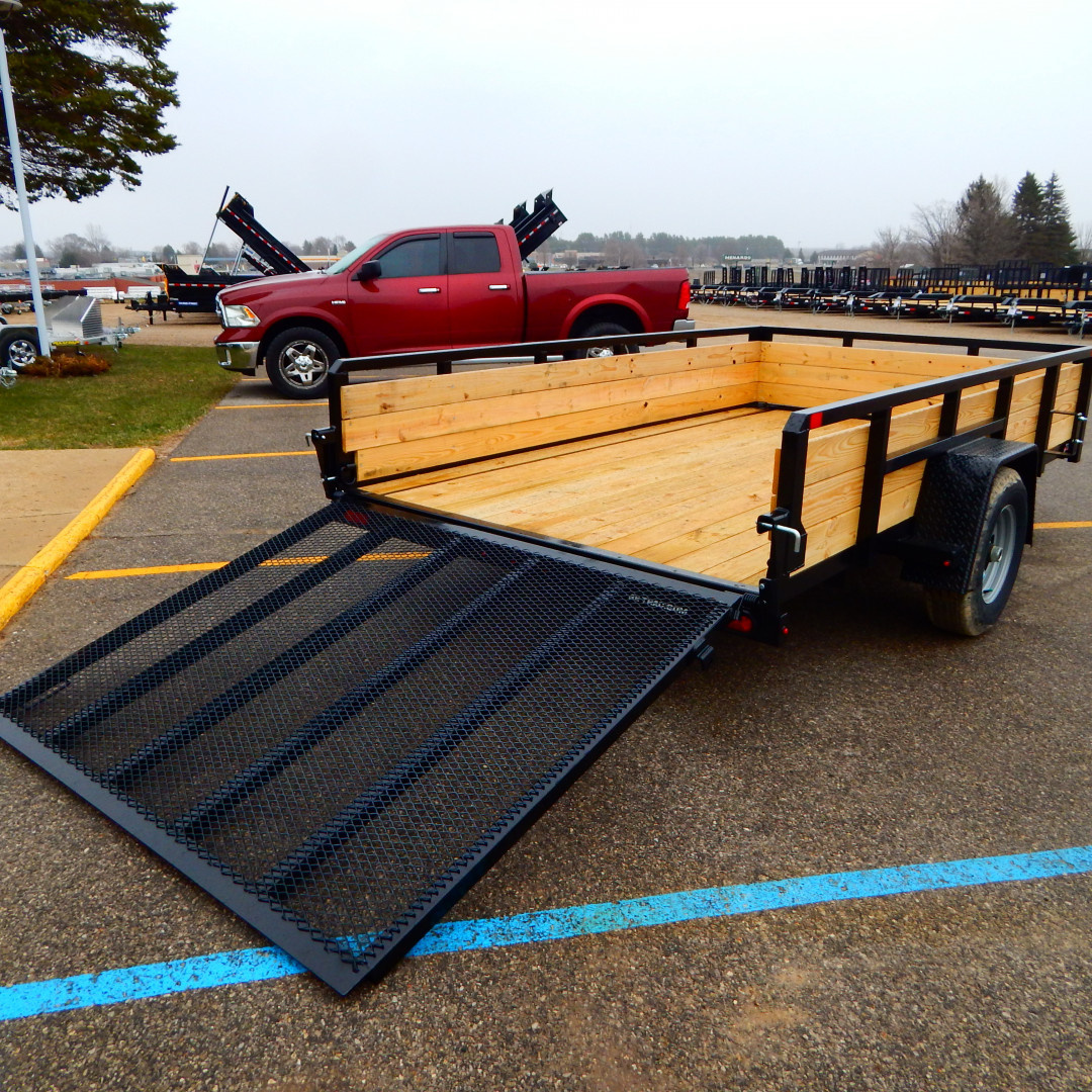New 2026 Sure-Trac 7x12 5k 3 Board Utility Trailer