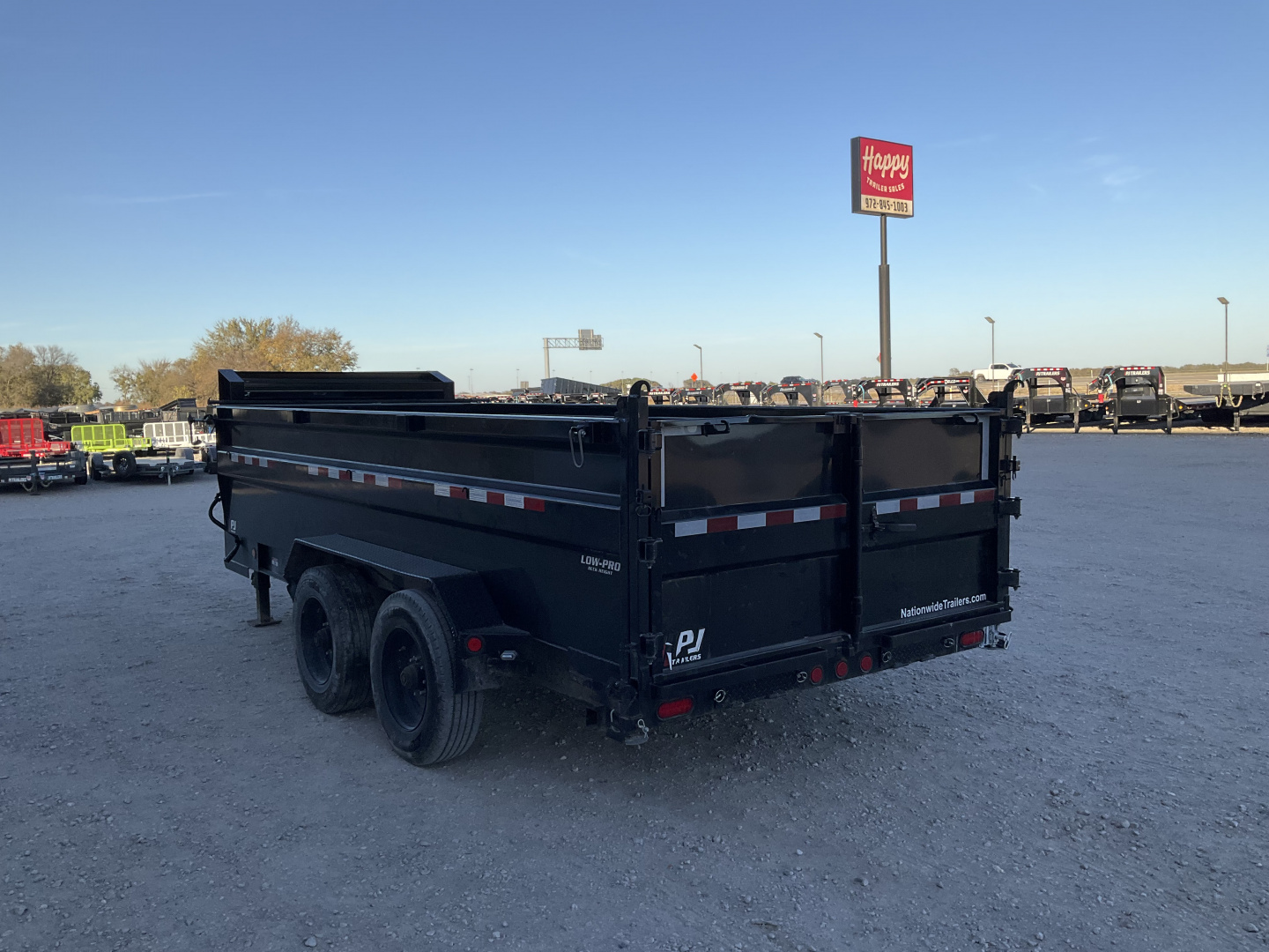 Used 2024 PJ 82"x16' HD Low Pro Dump- DE