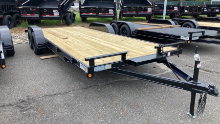 New 2025 P & T Trailers 20' wood deck Car Hauler