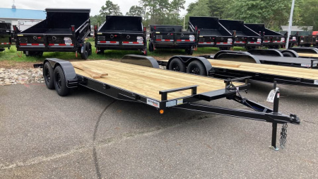 New 2025 P & T Trailers 20' wood deck Car Hauler